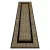 Kab. Modern GLOSS szőnyeg, futószőnyeg 6776 86 elegáns, görög fekete / arany 70x250 cm