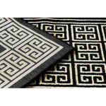 Kab. Modern GLOSS szőnyeg, futószőnyeg 6776 86 elegáns, görög fekete / arany 70x250 cm