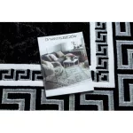 Kab. Modern GLOSS szőnyeg 2813 87 elegáns, görög fekete / szürke 60x300 cm