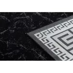 Kab. Modern GLOSS szőnyeg 2813 87 elegáns, görög fekete / szürke 60x300 cm