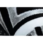 Kab. Modern GLOSS szőnyeg 2813 87 elegáns, görög fekete / szürke 60x300 cm