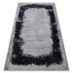 Kab. CORE szőnyeg A004 árnyékolt - Structural, két szintű, fekete / szürke 160x220 cm