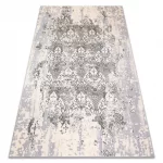 Kab. CORE szőnyeg W3824 Ornament Vintage - Structural, két szintű, krém / szürke 140x190 cm