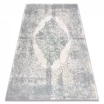 Kab. CORE szőnyeg W7161 Rozetta Vintage - Structural, két szintű, világoskék / krém / szürke 120x170 cm