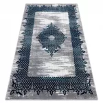 Kab. CORE szőnyeg W9797 Rozetta - Structural, két szintű, kék / szürke 120x170 cm