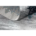 Kab. CORE szőnyeg W9797 Rozetta - Structural, két szintű, kék / szürke 120x170 cm