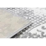 Kab. CORE szőnyeg W3824 Ornament Vintage - Structural, két szintű, krém / szürke 80x150 cm