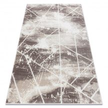   CORE szőnyeg 1818 Geometriai - Structural, két szintű, elefántcsont / fehér 180x270 cm