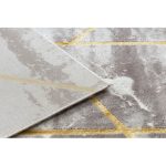 Kab. CORE szőnyeg 1818 Geometriai - Structural, két szintű, elefántcsont / arany 160x220 cm