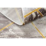 Kab. CORE szőnyeg 1818 Geometriai - Structural, két szintű, elefántcsont / arany 160x220 cm