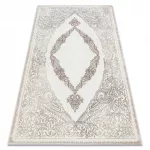 Kab. CORE szőnyeg 8111 Ornament Vintage - Structural, két szintű, bézs 160x220 cm