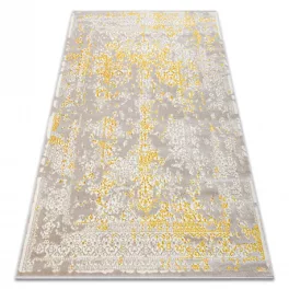   Kab. CORE szőnyeg 3807 Ornament Vintage - Structural, két szintű, bézs / arany 120x170 cm