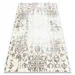 Kab. CORE szőnyeg 247A Ornament Vintage - Structural, két szintű, krém / barna 120x170 cm