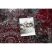 Modern VINCI 1407 Rozetta vintage - piros / antracit 120x170 cm szőnyeg