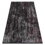 Kab. Modern VINCI 1524 vintage - antracit / piros 80x150 cm szőnyeg