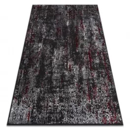   Kab. Modern VINCI 1524 vintage - antracit / piros 80x150 cm szőnyeg