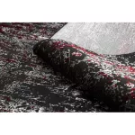 Kab. Modern VINCI 1524 vintage - antracit / piros 80x150 cm szőnyeg