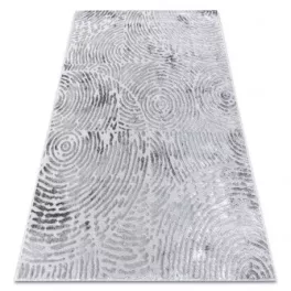   Kab. Modern MEFE szőnyeg 8725 Körök ujjlenyomat - szürke 240x330 cm