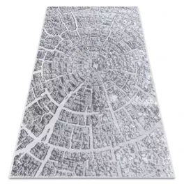   Kab. Modern MEFE szőnyeg 6185 Fa Faipari - szürke 80x150 cm