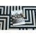 Szőnyeg SPRING 20421994 labirintus szizál, hurkolt - krém / kék 120x170 cm