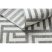 Szőnyeg SPRING 20421332 labirintus szizál, hurkolt - krém / szürke 160x230 cm
