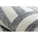 Kab. Szőnyeg SPRING 20421332 labirintus szizál, hurkolt - krém / szürke 160x230 cm