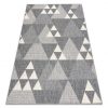 Szőnyeg SPRING 20409332 háromszögek szizál, hurkolt - szürke 80x150 cm