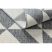 Szőnyeg SPRING 20414332 háromszögek szizál, hurkolt - szürke / krém 80x150 cm