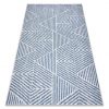 Szőnyeg COLOR 47176360 SISAL vonalak, háromszögek, bézs / kék 120x170 cm