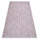 Szőnyeg COLOR 47176260 SISAL vonalak, háromszögek, bézs / rózsaszín 80x150 cm