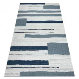   Kab. Szőnyeg COLOR 19676369 SISAL vonalak bézs / син 80x150 cm