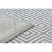 Fonott sizal flat szőnyeg 48607637 Négyzetek rombusz szürke / krém 140x200 cm