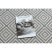 Fonott sizal flat szőnyeg 48607637 Négyzetek rombusz szürke / krém 160x230 cm