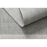Kab. Fonott sizal flat szőnyeg 48829637 szürke 160x230 cm