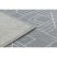 Fonott sizal flat szőnyeg 48731637 Négyzetek rombusz, геометричен szürke / krém 200x290 cm