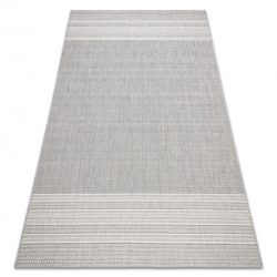 Fonott sizal flat szőnyeg 48829637 szürke 200x290 cm