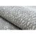 Fonott sizal flat szőnyeg 48832637 Körök, pontok szürke / krém 80x150 cm