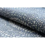 Kab. Fonott sizal Flat szőnyeg kör 48834591 Pontok elpirul kék kör 120 cm