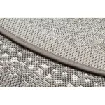 Kab. Fonott sizal Flat szőnyeg kör 48834686 Pontok elpirul bézs kör 120 cm