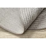 Kab. Fonott sizal Flat szőnyeg kör 48837686 Boho, fonat bézs kör 120 cm