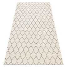   Fonott sizal szőnyeg boho 46211061 Lóhere Marokkói Trellis bézs 120x170 cm