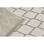 Kab. Fonott sizal szőnyeg boho 46211061 Lóhere Marokkói Trellis bézs 80x150 cm