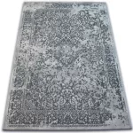 Kab. Vintage szőnyeg 22208/356 szürke klasszikus rozetta 200x290 cm