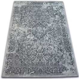   Kab. Vintage szőnyeg 22208/356 szürke klasszikus rozetta 200x290 cm