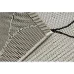 Kab. Fonott sizal flat szőnyeg 49379960 Cseppek krém / fekete 80x150 cm