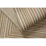 Kab. FLAT 48962265 Szizál szőnyeg Geometrikus - natúr bézs szalmaszín, zsinór 80x150 cm