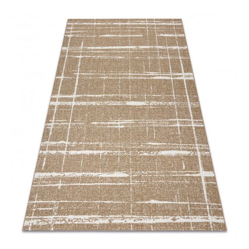 FLAT 48965265 Szizál szőnyeg Trellis vintage - natúr bézs szalmaszín, zsinór 80x150 cm