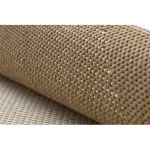 Kab. FLAT 48982265 Szizál szőnyeg Geometrikus - natúr bézs szalmaszín, zsinór 80x150 cm