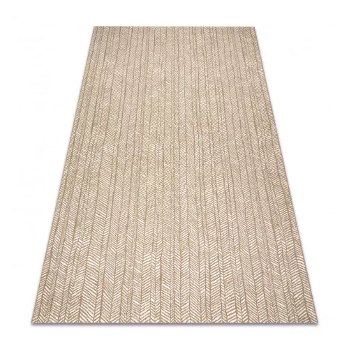 Kab. FLAT 48964265 Szizál szőnyeg Halszálkás - natúr bézs szalmaszín, zsinór 120x170 cm