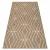 Kab. FLAT 48956265 Szizál szőnyeg Geometrikus - natúr bézs szalmaszín, zsinór 140x200 cm